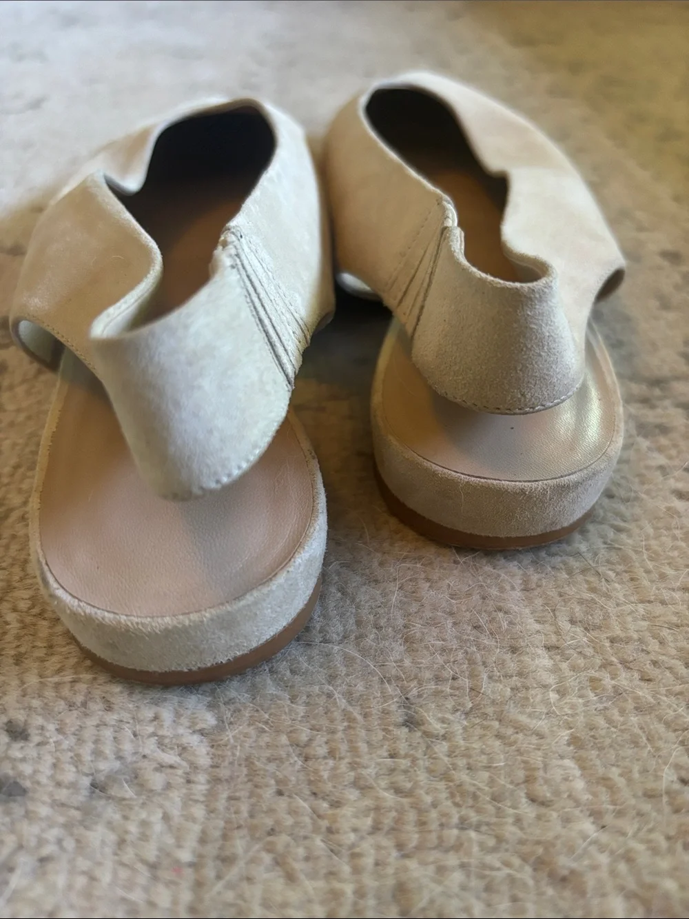 Everlane almond shape toe beige suede Sling backs - size 11 - Picture 4 of 6